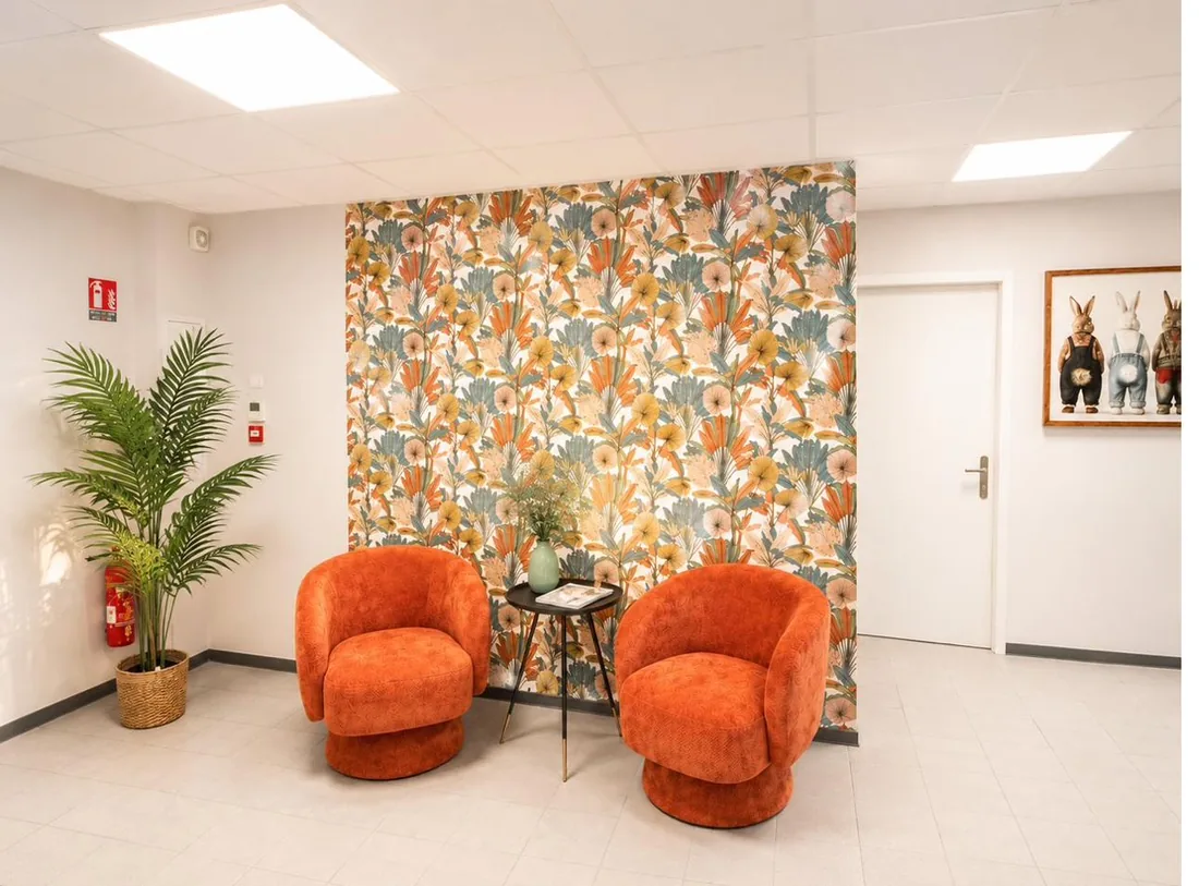 Salon d'accueil du centre